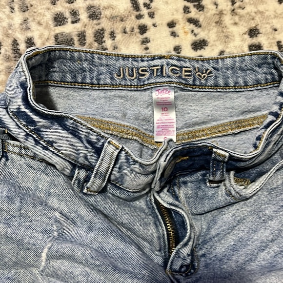 Justice blue Jean shorts - Picture 3 of 3